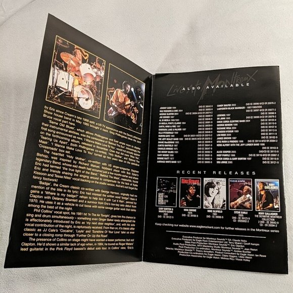 Eric Clapton - Live at Montreux 1986 (DVD, 2006) - Picture 10 of 11